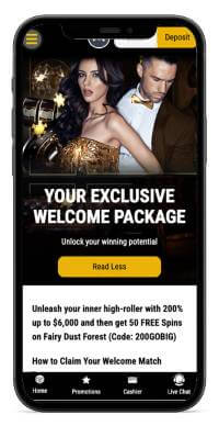 Big Dollar Casino mobile screenshot
