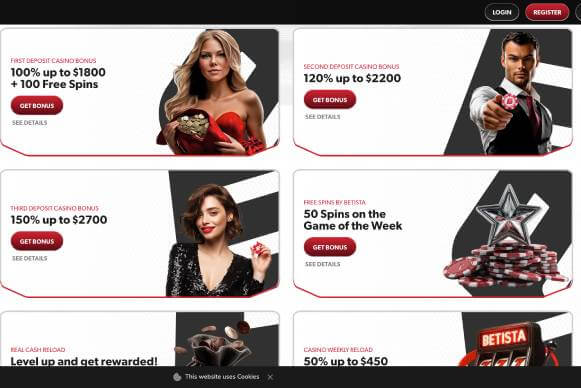 Bestia promotions screenshot