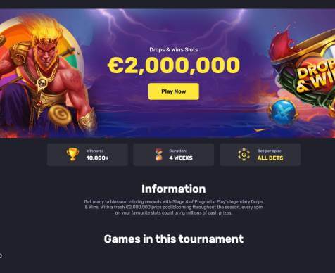 GetSlots Casino tournament screenshot