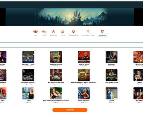 Locowin Casino live dealer screenshot
