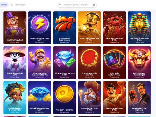 HypeKasino jackpot screenshots