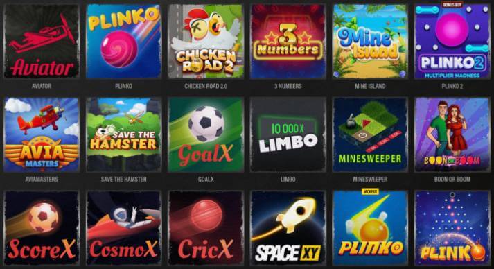 Jokery Casino instant games screenshot
