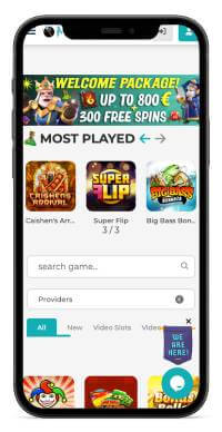 Merlin Casino mobile screenshot